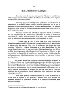 Evaluation des acquis et atteinte des objectifs pédagogiques