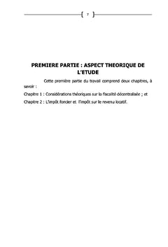 Les impôts décentralisés en RDC: Etude évolutive (IF et IRL)