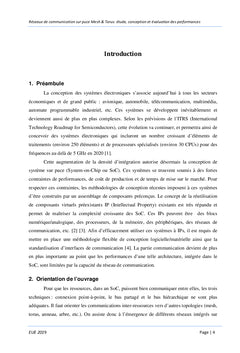 Réseaux de communication sur puce Mesh & Torus