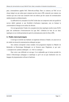 Réseaux de communication sur puce Mesh & Torus