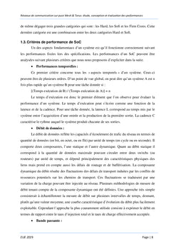 Réseaux de communication sur puce Mesh & Torus