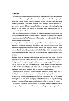 Instrumentation en évaluation de compétences en lecture et écriture