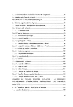 Instrumentation en évaluation de compétences en lecture et écriture