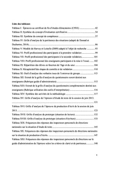 Instrumentation en évaluation de compétences en lecture et écriture