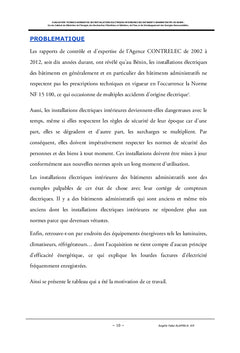 Évaluation technico-normatives des installations électriques