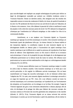 L'impact de l'économie numérique sur le développement durable soutenu