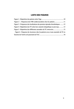 Evaluation du risque de récidive après un premier épisode de thrombose