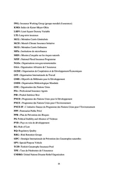 La Problématique de la Gouvernance des Catastrophes Naturelles