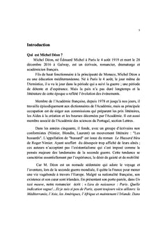 Michel Déon et le roman de formation