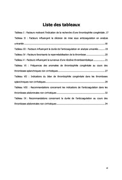 Prise en charge des thromboses abdominales chez le non cirrhotique: