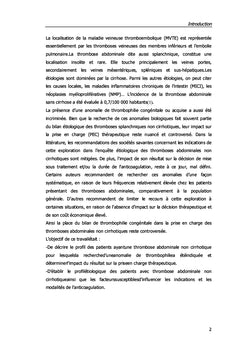 Prise en charge des thromboses abdominales chez le non cirrhotique:
