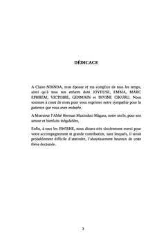Le développement des Pays des Grands Lacs Africains et les enjeux de l'intégration sous régionale