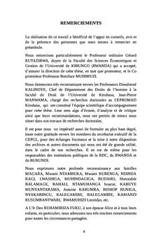 Le développement des Pays des Grands Lacs Africains et les enjeux de l'intégration sous régionale