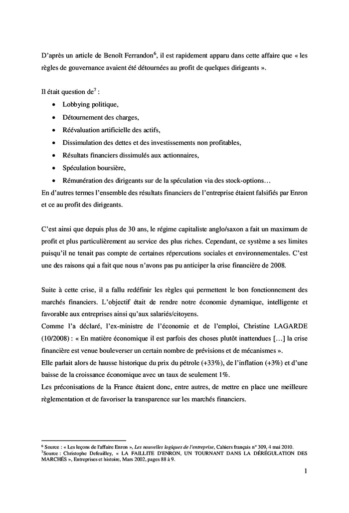 Le contrôle interne par le management de la Qualité