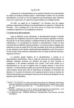 Mise en oeuvre de la fiscalité provinciale en RD Congo
