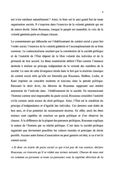 Les théories du Contrat social