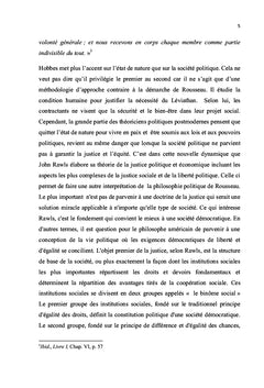 Les théories du Contrat social
