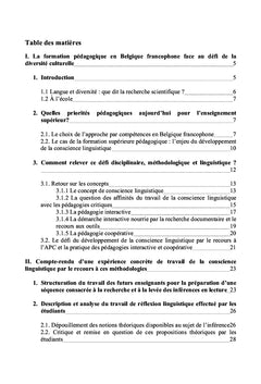 Conscience linguistique, conscience citoyenne en formation pédagogique