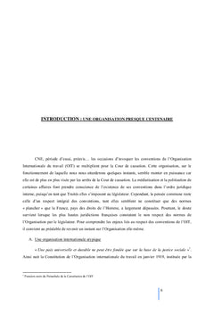 L'influence de L'OIT en France