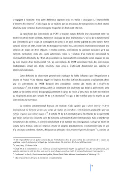 L'influence de L'OIT en France