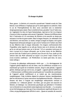 Polysémie du féminin