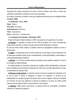 Etudes hépatique et antioxydante d'une Algue Bleu Vert