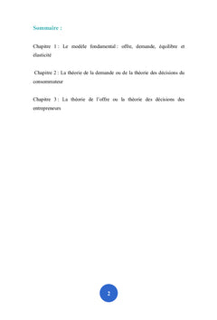 Simple cours de la microéconomie