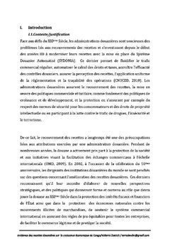 Incidence des recettes douanières sur la croissance économique au Congo