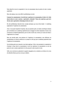 Étude de l'expérience vécue par les consommateurs