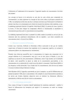Étude de l'expérience vécue par les consommateurs