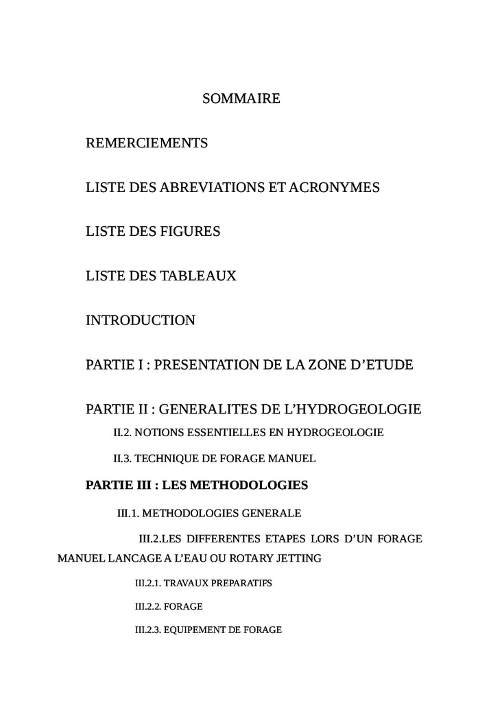 Exploitation des eaux souterraines par forage manuel