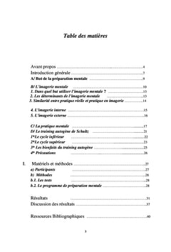 Impact de l'imagerie mentale sur la performance motrice