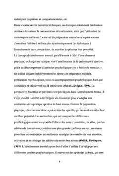Impact de l'imagerie mentale sur la performance motrice