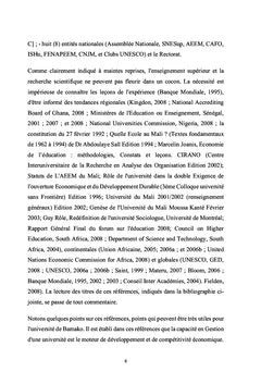 Mode de Gestion Universitaire au Mali