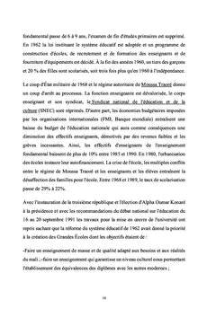 Mode de Gestion Universitaire au Mali