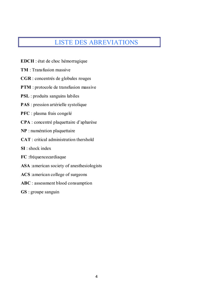 Transfusion massive ou confusion massive?
