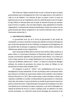 L'effet de la gouvernance sur la performance des projets urbains