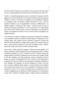 Les mutations de l'espace social à Casablanca et dans sa périphérie