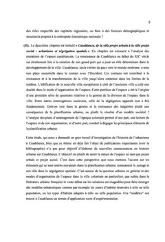 Les mutations de l'espace social à Casablanca et dans sa périphérie