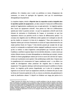 Les mutations de l'espace social à Casablanca et dans sa périphérie