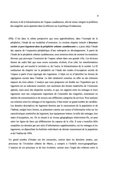 Les mutations de l'espace social à Casablanca et dans sa périphérie