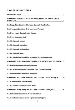 Enfant en deuil, professionnel de l'Education et institution