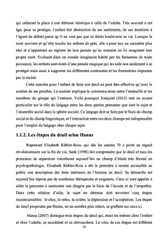 Enfant en deuil, professionnel de l'Education et institution