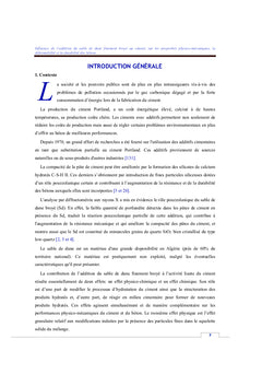 Influence de l'addition SDFB au ciment sur les propriétés des bétons