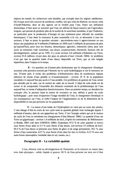 La géopolitique de l'eau, enjeux et stratégies, du local au global