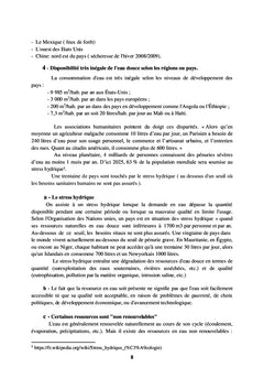 La géopolitique de l'eau, enjeux et stratégies, du local au global