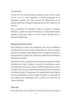 Pour une didactique interculturelle du FLE au Maroc