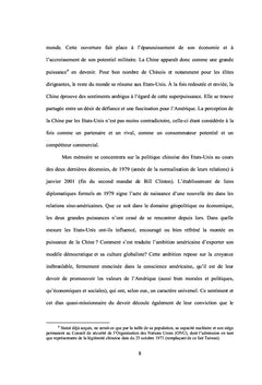 Les relations sino-américaines de 1979 à 2000