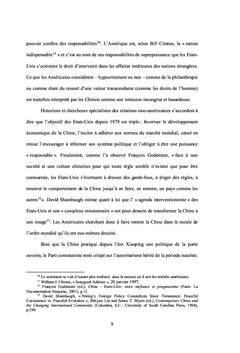 Les relations sino-américaines de 1979 à 2000
