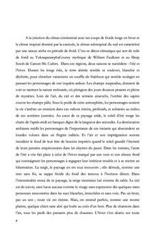Les Itinéraires Narratifs de William Faulkner et Carson Mc Cullers
